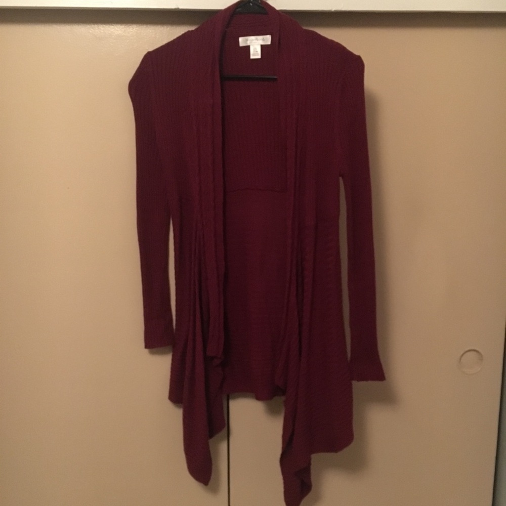 Flowy Red Cardigan